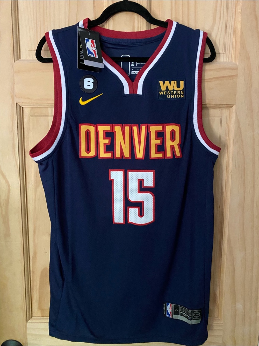 Nike Nikola Jokic Navy Basketball Jersey - #15